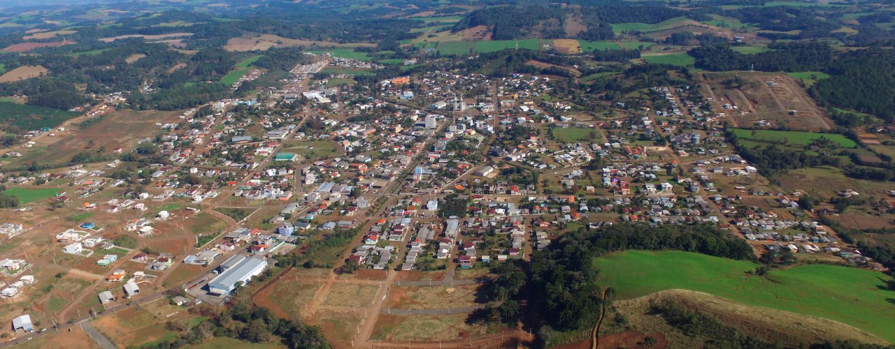 Imagem aerea da cidade